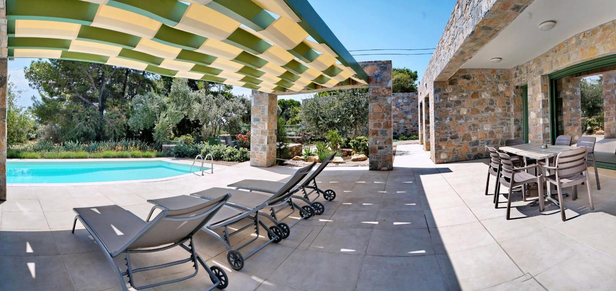 PlomariOuzo Stone House 1 With Private Pool别墅 外观 照片