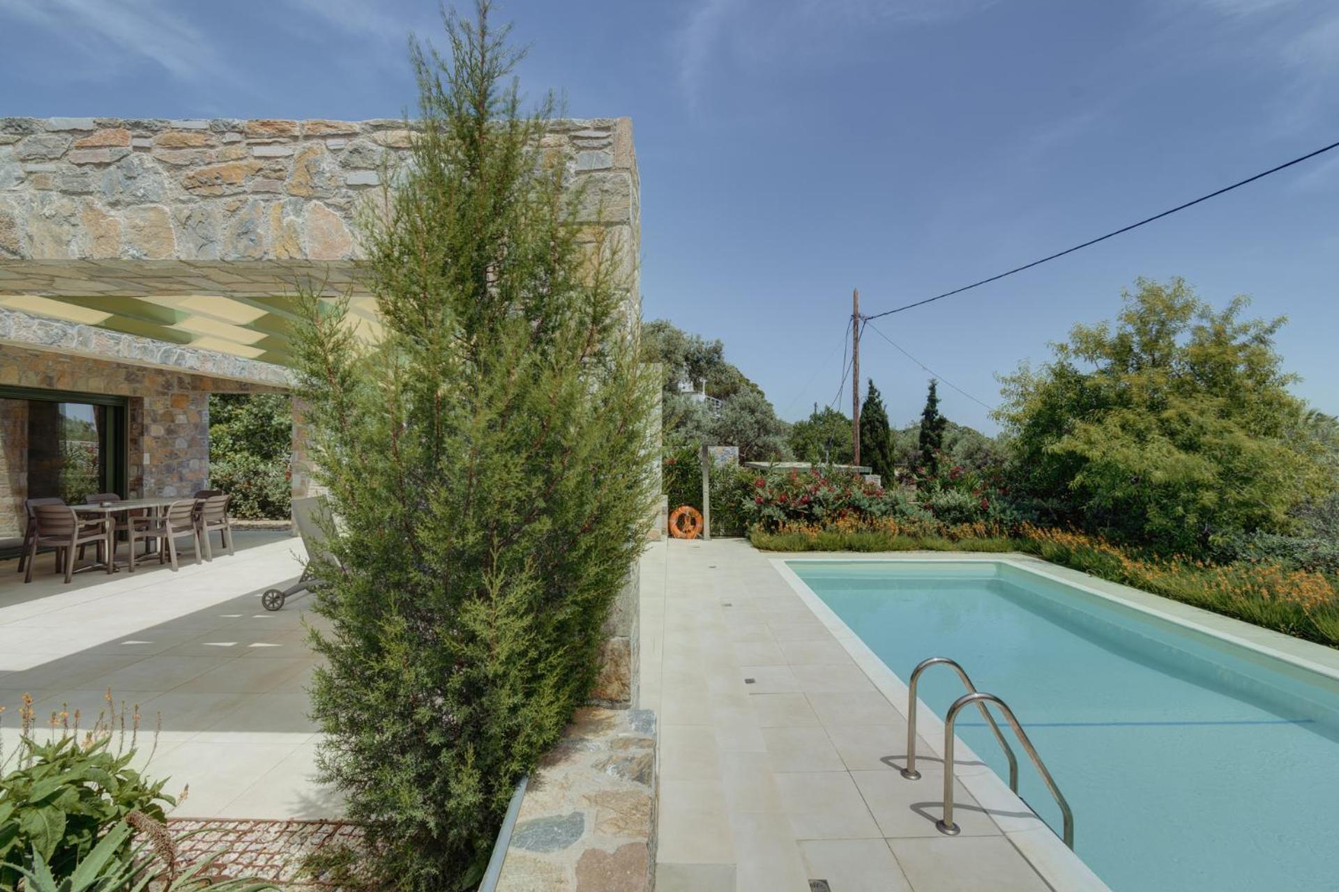 PlomariOuzo Stone House 1 With Private Pool别墅 外观 照片