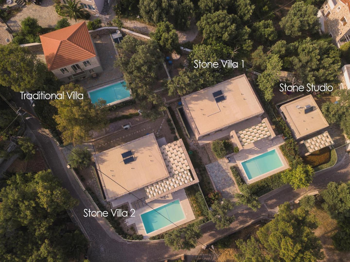 PlomariOuzo Stone House 1 With Private Pool别墅 外观 照片