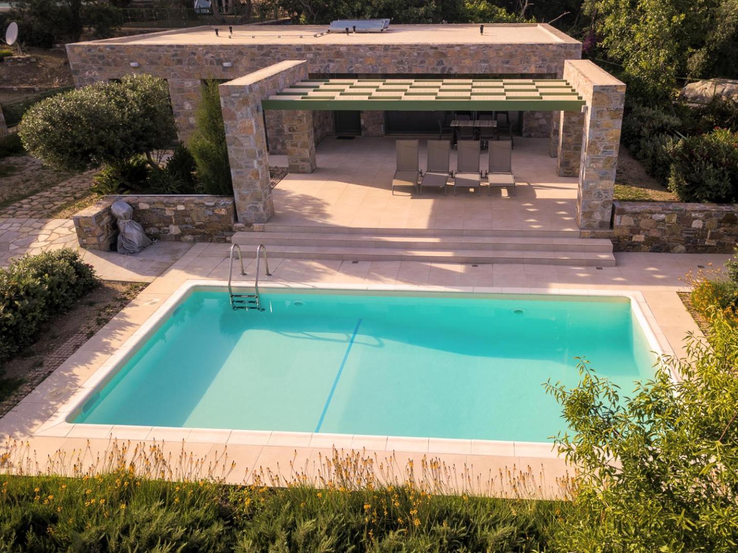 PlomariOuzo Stone House 1 With Private Pool别墅 外观 照片